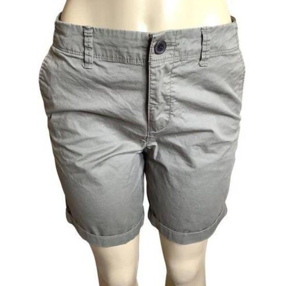 2x Springfield Gray and Khaki Shorts 100% Cotton 4 Pockets Men Waist 42